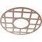 Ekena Millwork O'Neal Wood Fretwork Pierced Ceiling Medallion, Wood (Paint Grade), 40"OD x 14 1/2"ID x 3/8"T CMWP40X40X0375ONMF - alternate 4